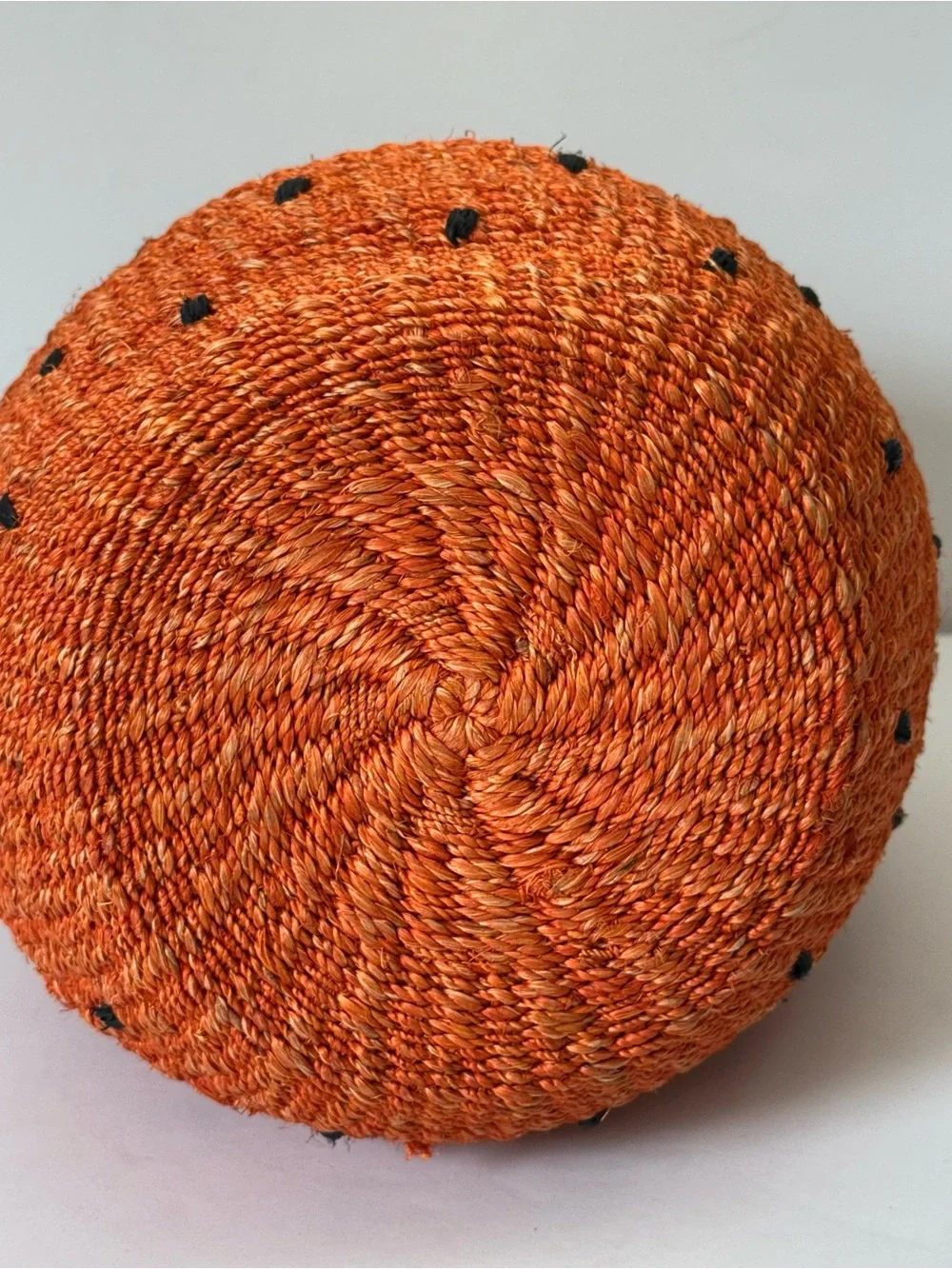SOLD Clare V Strawberry Raffia Bucket Bag Woven Leather Handle Resort Euro - Picture 13 of 13
